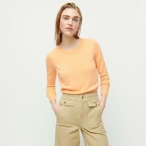 J.Crew Cashmere Crewneck Pale Guava Sweater